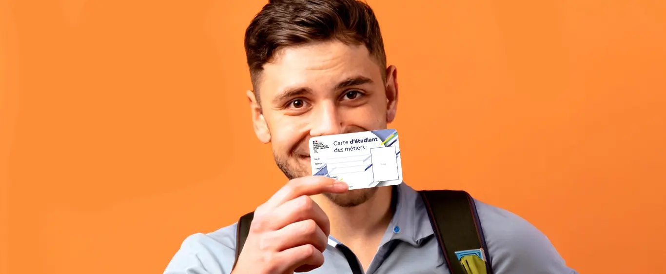 carte métier étudiant web homme