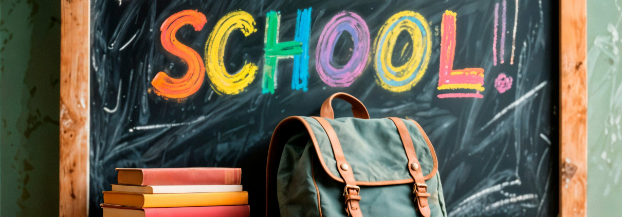 rentrée scolaire 2025 sac a dos tableau back to school