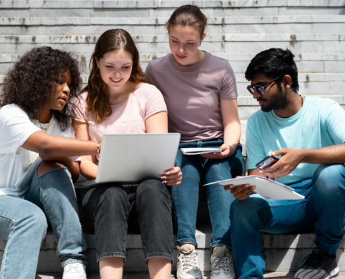 lycéen devant parcoursup