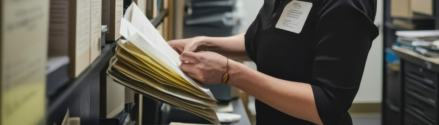 Fiche métier archiviste bandeau le metier d'archiviste